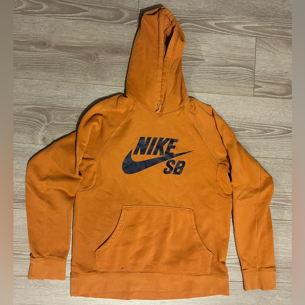 orange nike hoodie